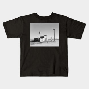 Abandoned Gas Station, 1937. Vintage Photo Kids T-Shirt